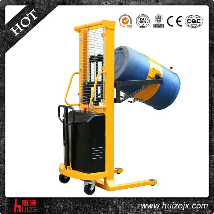 半電動多功能油桶車（單門架，夾塑桶）2