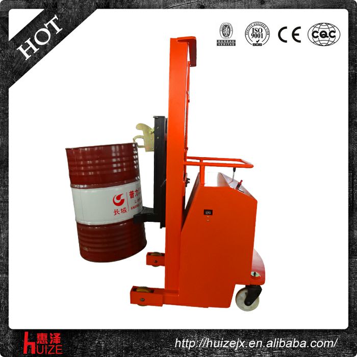 半電動配重油桶車（無底腿，只堆垛，不翻轉）