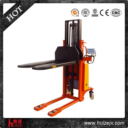 半電動(dòng)堆高車帶不銹鋼稱重儀表 半電動(dòng)堆高車帶不銹鋼稱重儀表