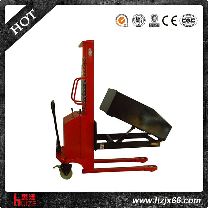 翻轉(zhuǎn)倒料半電動(dòng)堆高車 翻轉(zhuǎn)倒料半電動(dòng)堆高車